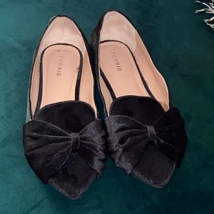 TORRID velvet flats 11 wide